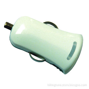 ABS material mini car charger with output of 5V 1A